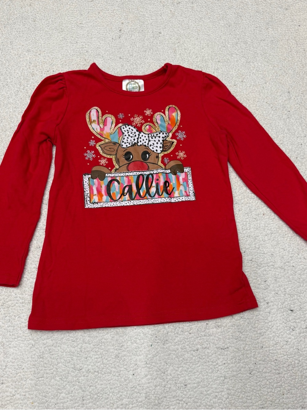 Callie Christmas shirt